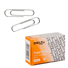 Скріпки канцелярські   Axent оцинковані 25 мм 100 шт (картонна упаковка) (D4112)