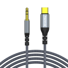 Адаптер  ColorWay USB Type-C - 3.5 мм (M/M), 1.2 м, Gray (CW-CBPDJ071-G)