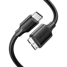 Кабель USB-C 3.1 to Micro USB 3.0 1.0m 3A US312 black Ugreen (20103)