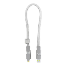 Кабель 6in1 inCharge XL 0.3m white Rolling Square (XLS02R)