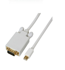 Кабель  Mini DisplayPort M - VGA M 1.8м білий