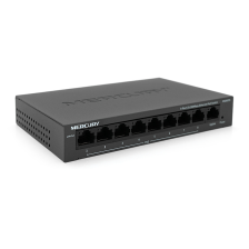 Комутатор  POE Mercury MS09CPS з 8 портами POE + 1 порт UP-Link 100Мбіт, БП в комплекті, Q18