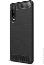 Чохол-накладка для телефону Laudtec для Huawei P30 Carbon Fiber (Black) (LT-P30B)