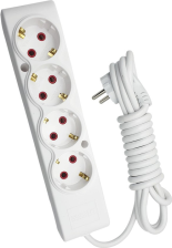 Мережевий фільтр TECCO 5м 4 поста white (8681277842139)