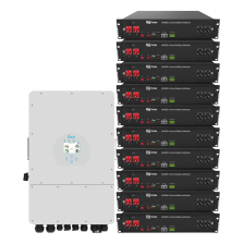 Система зберігання енергії  DEYE SUN-12K-SG04LP3-EU-10DY24K-LFP-R 12kW 24kWh 10BAT LiFePO4 6000 циклі