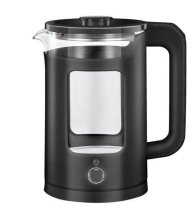 Електрочайник  Ardesto 1.5л, скло+пластик, чорний EKL-T31GB