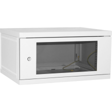 Шафа  Ipcom 6U, 600*600, RAL7035 (СН-6U-060х060-ДС-7035)