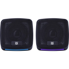 Колонки Defender J3, 6Вт, підсвітка, USB, чорна