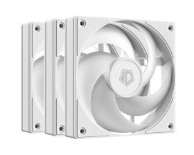 Кулер ID-Cooling AS-120-W Trio, 120x120x25мм, 4-pin PWM, White