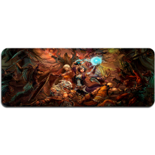 Килимок  400*900 тканинний "Diablo17" з бічним прошивкою, товщина 2 мм, Пакет