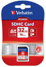 Карта пам'яті VERBATIM SDHC (CLASS 10) 32GB (43963)
