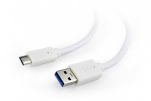 Кабель USB Cablexpert (CCP-USB3-AMCM-6-W) USB 3.0 Type-A - USB Type-C , 1.8 м, білий