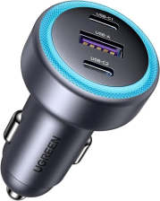 Автомобільний зарядний пристрій  UGREEN EC307 30W 3-Port Fast Car Charger Grey (EC307/45843)