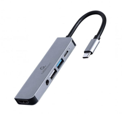 USB Type-C концентратор (Hub) Cablexpert USB-C 5-в-1 (A-CM-COMBO5-02) 
