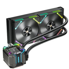 Система рідинного охолодження 1stPlayer X-240 Black, Intel: 2011/1851/1700/1366/1200/1150/1151/1155/11