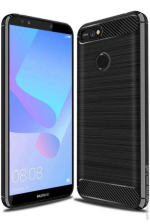Чохол-накладка для телефону Laudtec для Huawei Y6 Prime 2018 Carbon Fiber (Black) (LT-HY6PM18)