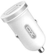 Автомобільний зарядний пристрій XO CC18 2.1A/2 USB White (XO-CC18-WH)