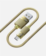 Кабель  Luxe Cube Premium USB - micro USB (M/M), 1 м, золотистий (8889986489885)