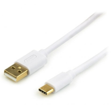 Кабель USB Atcom AM USB 2.0 / Type-C 1метр, белый,  3A  OEM packing