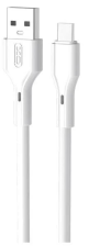 Кабель  XO NB230 Rock Series AM / Type-C 1m White (NB230_C_White)