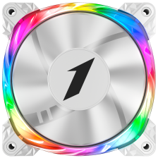 Кулер 1stPlayer FS7 White (FS7-WH-1IN1); 120x120x25 мм, 3-pin + 4-pin