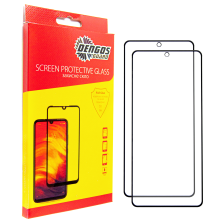 Скло захисне Dengos для Xiaomi Redmi Note 14S Black Full Glue (DG-TG2P-70) 2шт