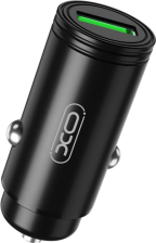 Автомобільний зарядний пристрій XO USB QC3.0 black (CC39-BK)