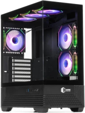 Корпус  QUBE Fort ARGB Black with window (FORT_GBNU3)