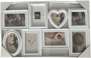 Фоторамка EVG INNO ZB-8-3859 WHITE COLLAGE 8
