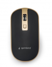 Мишка бездротова GEMBIRD MUSW-4B-06-BG Black/Gold USB