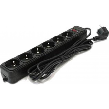 Мережевий фільтр Gembird (SPG6-G-15B) 4.5m Black