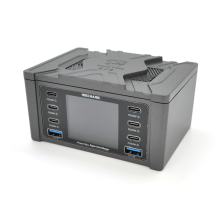 Зарядний пристрій MECHANIC V-Power 8 Ultra, 2*QC3.0-5В3А,9В2A, 6*PD3.1-(5В / 9В / 12В / 15В)3А,20В2,25A, 220В / 160Вт.