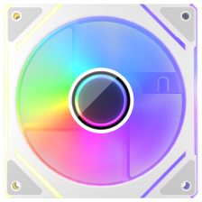 Кулер 1stPlayer FC7 White (FC7-WH-1IN1); 120x120x25 мм, 3-pin + 4-pin