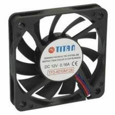 Кулер TITAN TFD-7010 M 12 Z 70x70x10 мм, пластик, чорний