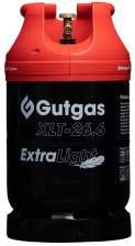 Балон газовий сталевий  Gutgas Ragasco ExtraLight XLT-26.6, 26.6л, 30бар, вентиль KLF, 7.3кг GAXL2622