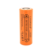 Акумулятор  26700 Li-Ion 5000mah 5100-5200mah, 3.7V (2.75-4.2V), Orange Liitokala (Lii-52S)