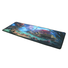 Килимок  300*800 тканинний Селу з боковою прошивкою, товщина 3 мм, колір Black/Red, Пакет