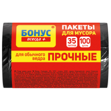 Пакети для сміття  Бонус 35 л 100 шт (4823071634624)