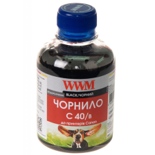 Чорнило WWM Canon PG40/50/PGI5Bk/BCI-15 Black (C40/B) 200ml.