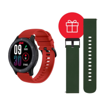 Смарт-годинник   2E Motion GT2 47mm Black-red + ремінець зелений (2E-CWW21BKRD-WS)