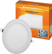 Світильник Євросвітло LED-R-170-12 6400К
