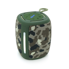 Колонка  Kisonli Q17 Bluetooth 5.3, 1х8W, 1800mAh, USB/TF/TWS/FM/BT/LED, DC: 5V/1A, BOX, Camouflage, Q45 