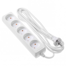 Мережевий подовжувач 2Е (2E-U05M3) 3.0m White