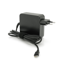 Блок живлення  MERLION NEW для ноутбука LENOVO 65W штекер Type-C, довжина 0,9м + кабель живлення