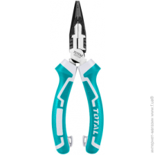 Плоскогубці  TOTAL подовжені губки, посилені L=160мм. (THT220606S)