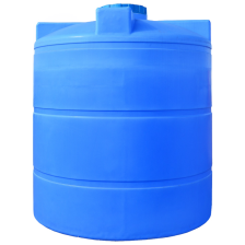 Ємність  10000 л вертикальна ПБ блакитна
