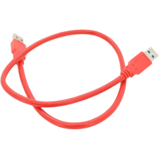 Кабель USB 3.0 AM/AM 0.6m red Voltronic (YT-3.0AM+AM-0.6R)