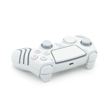 Геймпад  Brazzers BR-P5/P4/NL беспроводной для PS5 RGB Wireless DOUBLE Motor Vibration, White, 3.7V, 1000mAh,