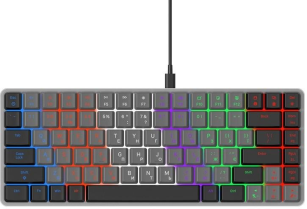 Клавіатура  GamePro MK140R Red Swich Low Profile USB Dark Gray (MK140R)