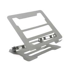 Підставка до ноутбука L018(покращена) складана, до 17', алюміній, колір срібло, 245*225*30 мм, 1,5 кг